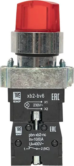 Изображение товара Переключатель EKF PROxima BD33 3P / xb2-bk33-r-230