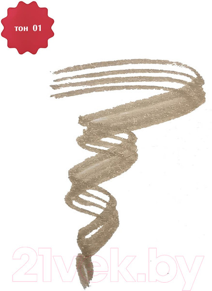 Изображение товара Фломастер для бровей Shinewell Ультрастойкий с эффектом татуажа ВТ1-01 (3г)