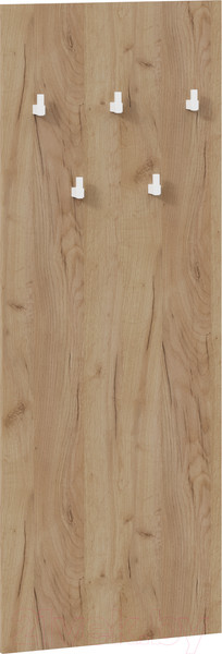 Изображение товара Вешалка для одежды ТриЯ Хилтон настенная 550 Исп.2.1 (дуб крафт золотой/белый)