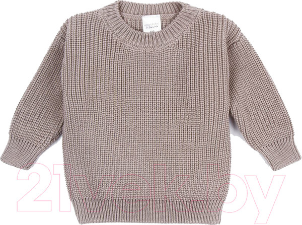 Изображение товара Джемпер для малышей Amarobaby Pure Love Buddy / AB-OD23-PLB26/12-80 (коричневый, р. 80)