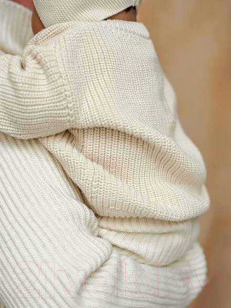 Изображение товара Джемпер для малышей Amarobaby Pure Love Buddy / AB-OD23-PLB26/33-80 (молочный, р. 80)