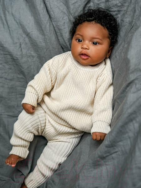 Изображение товара Джемпер для малышей Amarobaby Pure Love Buddy / AB-OD23-PLB26/33-80 (молочный, р. 80)