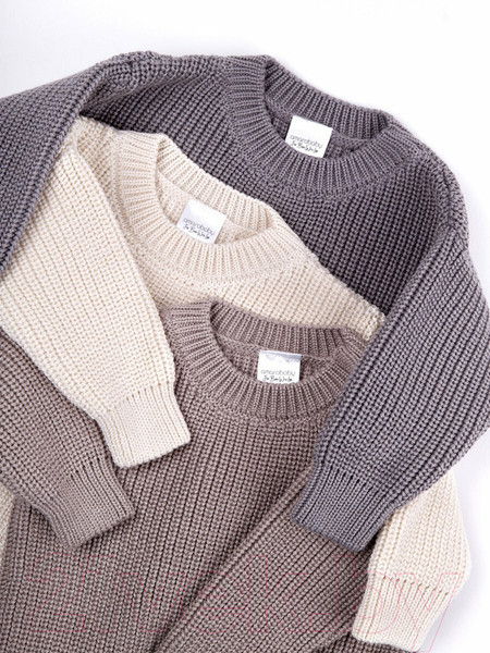 Изображение товара Джемпер для малышей Amarobaby Pure Love Buddy / AB-OD23-PLB26/33-86 (молочный, р.86)