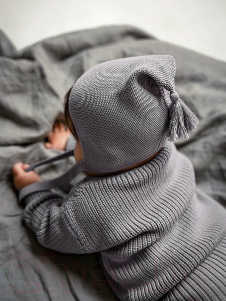 Изображение товара Джемпер для малышей Amarobaby Pure Love Buddy / AB-OD23-PLB26/11-80 (серый, р. 80)