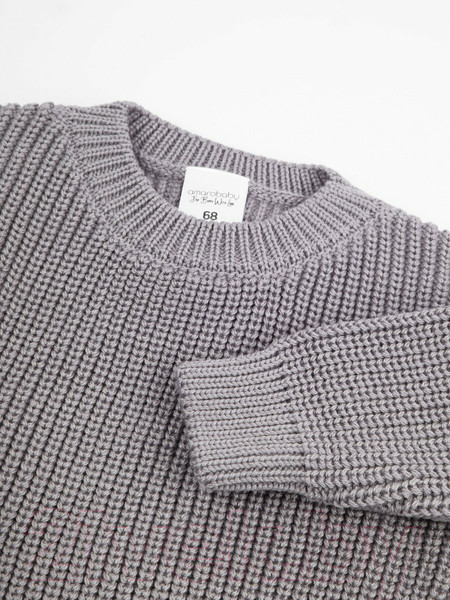 Изображение товара Джемпер для малышей Amarobaby Pure Love Buddy / AB-OD23-PLB26/11-86 (серый, р. 86)