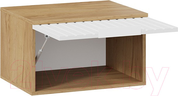 Изображение товара Шкаф навесной ТриЯ Хилтон Исп.2.1 (дуб крафт золотой/белый матовый)