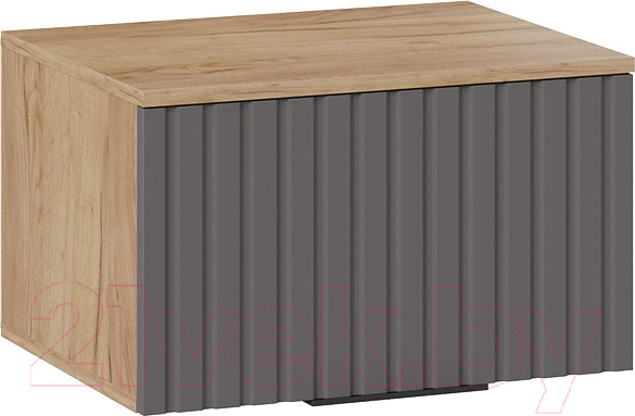 Изображение товара Шкаф навесной ТриЯ Хилтон Исп.2.1 (дуб крафт золотой/графит матовый)