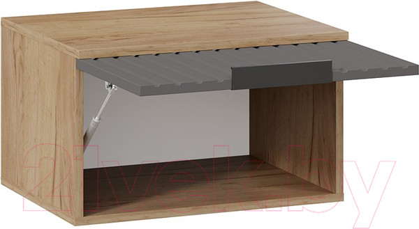 Изображение товара Шкаф навесной ТриЯ Хилтон Исп.2.1 (дуб крафт золотой/графит матовый)
