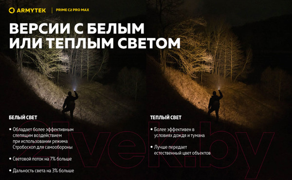 Изображение товара Фонарь Armytek Prime C2 Pro Max Warm / F08601W