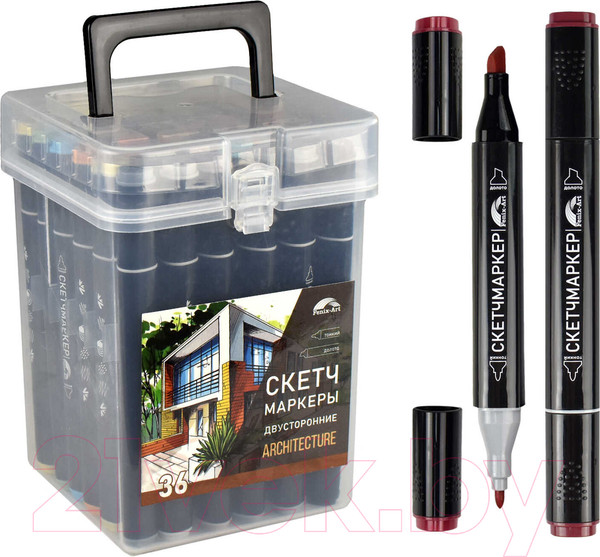 Изображение товара Набор маркеров Fenix Art Архитектура / 65493 (36цв)