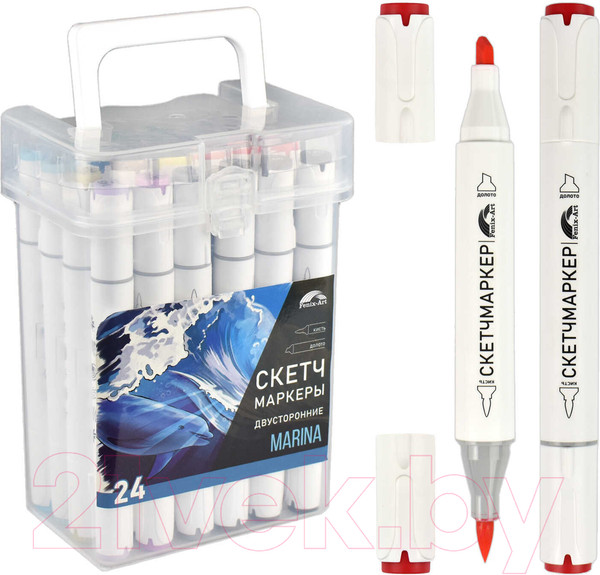 Изображение товара Набор маркеров Fenix Art Море / 65496 (24цв)