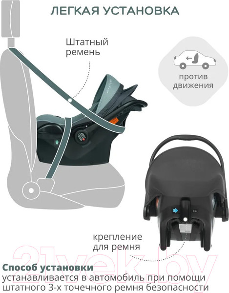Изображение товара Автокресло INDIGO Bonny (зеленый/серый)