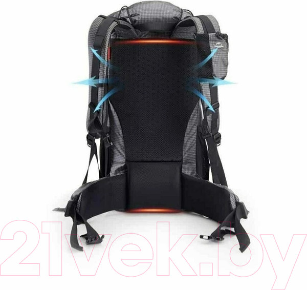 Изображение товара Рюкзак туристический Naturehike Rock Series NH19BP095 / 6927595761649 (черный)