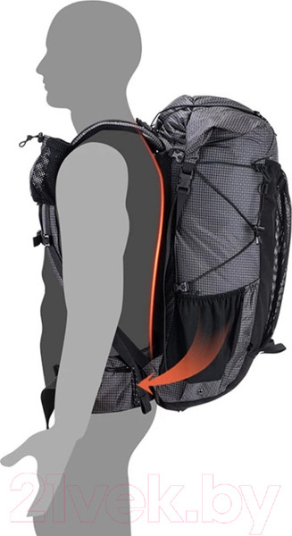 Изображение товара Рюкзак туристический Naturehike Rock Series NH19BP095 / 6927595761649 (черный)