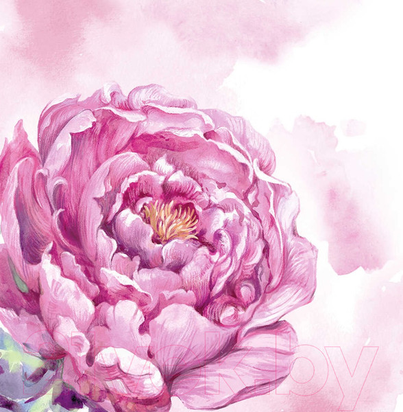 Изображение товара Набор алмазной вышивки Феникс+ Розовый пион / 65552