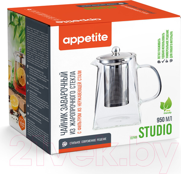 Изображение товара Заварочный чайник Appetite Studio DGK950