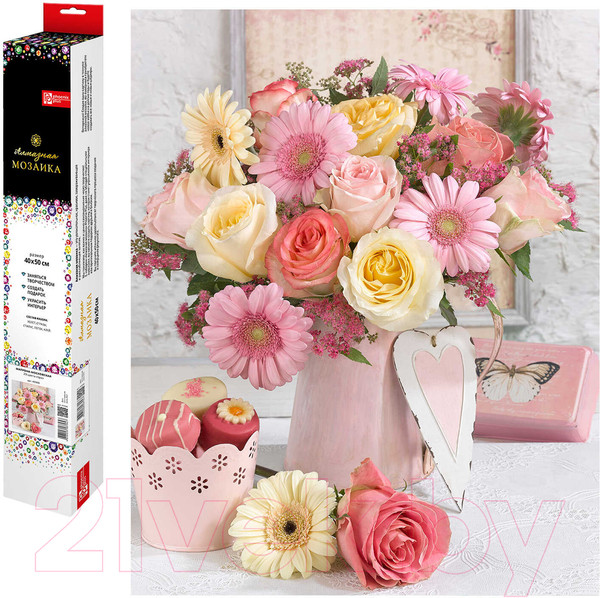 Изображение товара Набор алмазной вышивки Феникс+ Воздушный букет / 65566