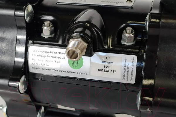 Изображение товара Мембранный насос для краскопульта Wagner Zip52 U552.GHSS7 / A00021241 (ацеталь)