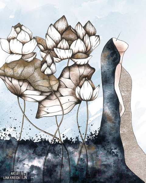 Изображение товара Набор алмазной вышивки Феникс+ Водопад by Lina Kredia / 65594