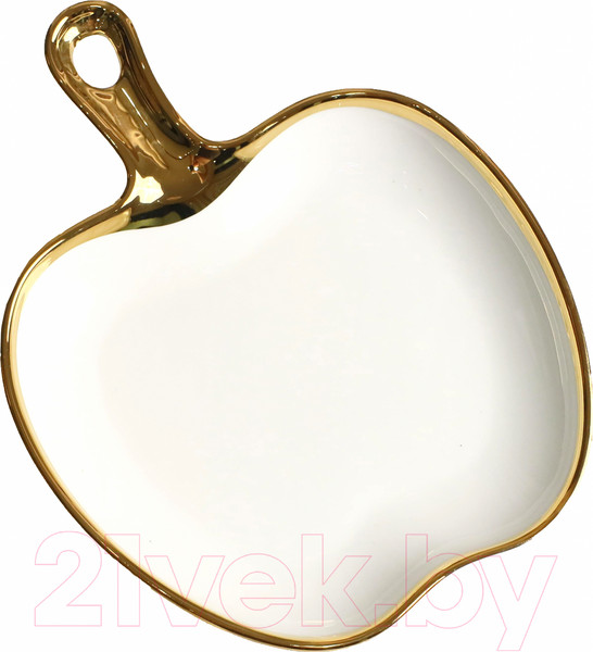 Изображение товара Блюдо AksHome Moonshine 18 (белый/золото)