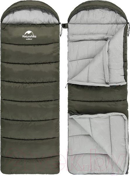 Изображение товара Спальный мешок Naturehike U250S NH20MSD07 / 6927595764305L (зеленый)