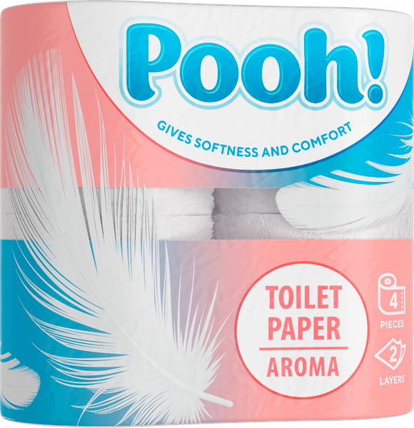 Изображение товара Туалетная бумага Pooh! Aroma 2-х слойная (4рул)