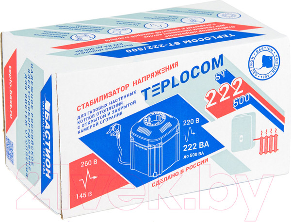 Изображение товара Стабилизатор напряжения Teplocom ST-222/500