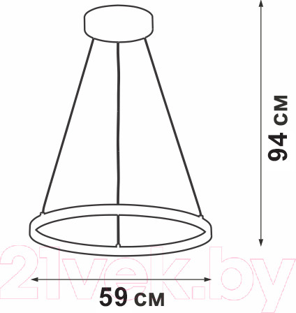 Изображение товара Потолочный светильник Vitaluce V04614-03/1S