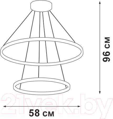 Изображение товара Потолочный светильник Vitaluce V04614-03/2S
