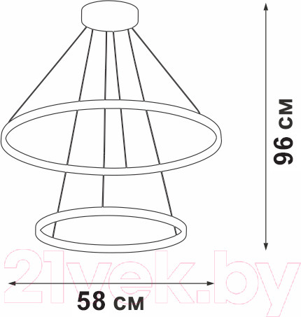 Изображение товара Потолочный светильник Vitaluce V04614-13/2S