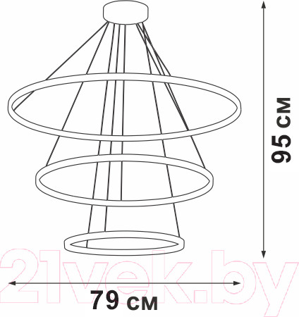 Изображение товара Потолочный светильник Vitaluce V04614-13/3S