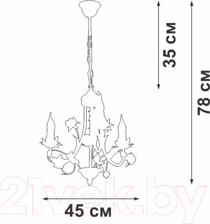 Изображение товара Люстра Vitaluce V1138-0/3