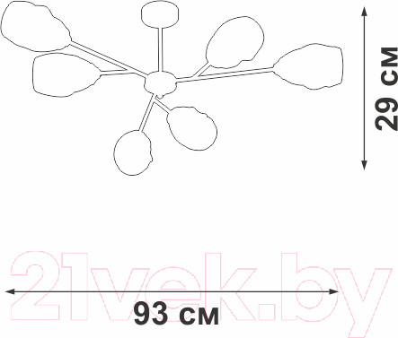 Изображение товара Люстра Vitaluce V3958-1/6PL