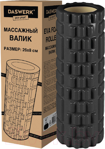 Изображение товара Валик для фитнеса Daswerk 680021 (черный)