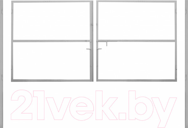 Изображение товара Каркас для ворот Белзабор Наружное открытие 3.5x2м