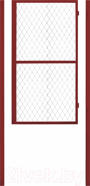 Изображение товара Калитка Белзабор Из профильной трубы и сетки рабицы с врезным замком 0.9x1.2м