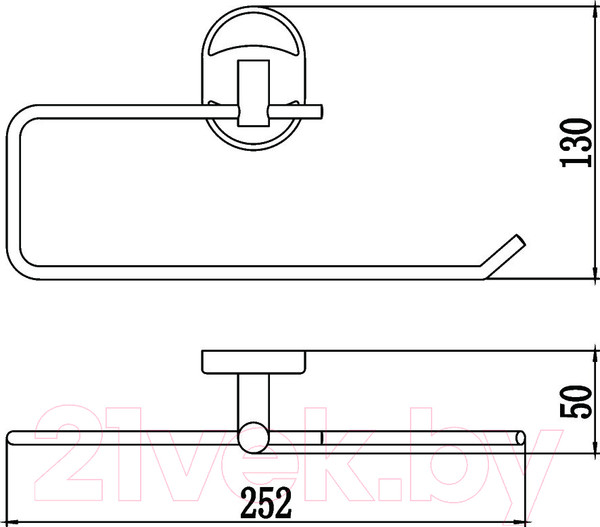 Изображение товара Держатель для бумажных полотенец в ванную Savol S-L07052 (хром)