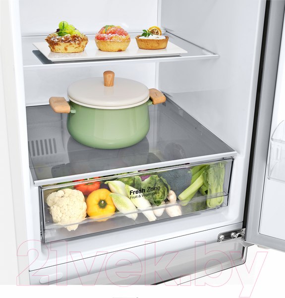 Изображение товара Холодильник с морозильником LG GC-B509SQCL