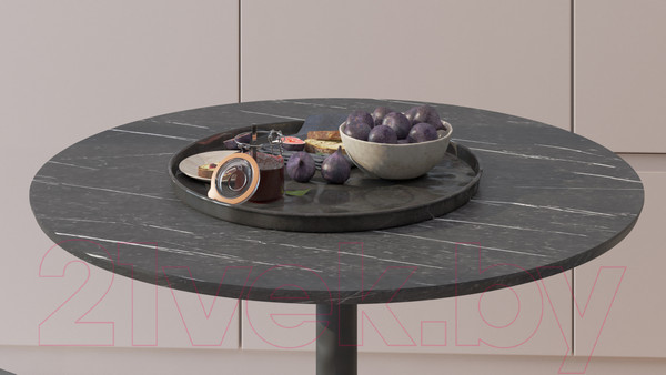 Изображение товара Обеденный стол Калифорния мебель Дейл (черный мрамор)