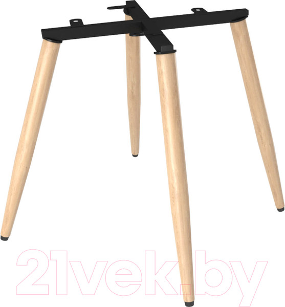 Изображение товара Каркас стула Sheffilton SHT-S95-WН (прозрачный лак/черный муар)