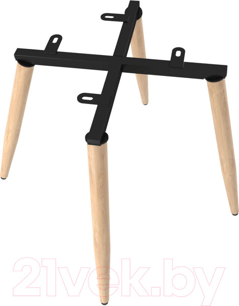 Изображение товара Каркас стула Sheffilton SHT-S95-WН (прозрачный лак/черный муар)