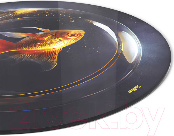 Изображение товара Столешница для стола Sheffilton SHT-TT32 60 стекло/МДФ (лунная ночь)