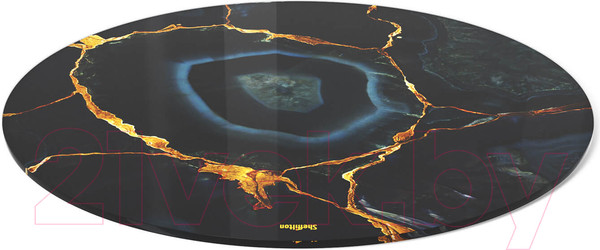 Изображение товара Столешница для стола Sheffilton SHT-TT32 60 стекло/МДФ (титановый кварц)