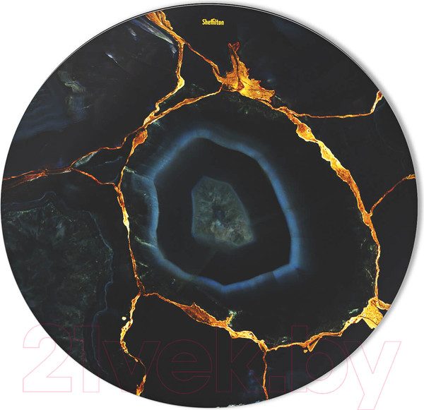 Изображение товара Столешница для стола Sheffilton SHT-TT32 60 стекло/МДФ (титановый кварц)