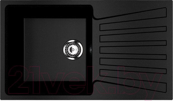 Изображение товара Мойка кухонная Ulgran U-703 (344 ультра-черный)
