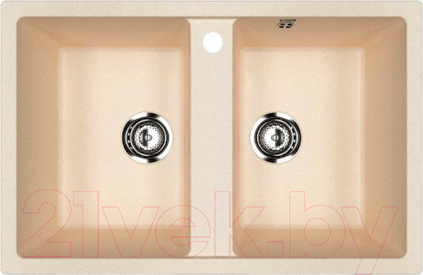Изображение товара Мойка кухонная Ulgran U-608 (328 бежевый)