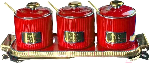 Изображение товара Набор емкостей для хранения Lenardi 106-217 (красный)