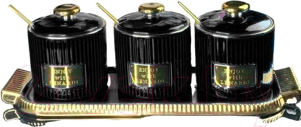 Изображение товара Набор емкостей для хранения Lenardi 106-219 (черный)