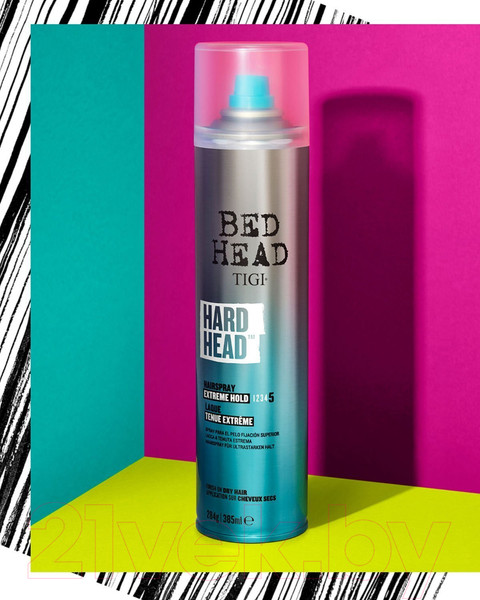 Изображение товара Лак для укладки волос Tigi Bed Head Style Hard Head Hairspray Extreme Суперсильной фиксации (284г)