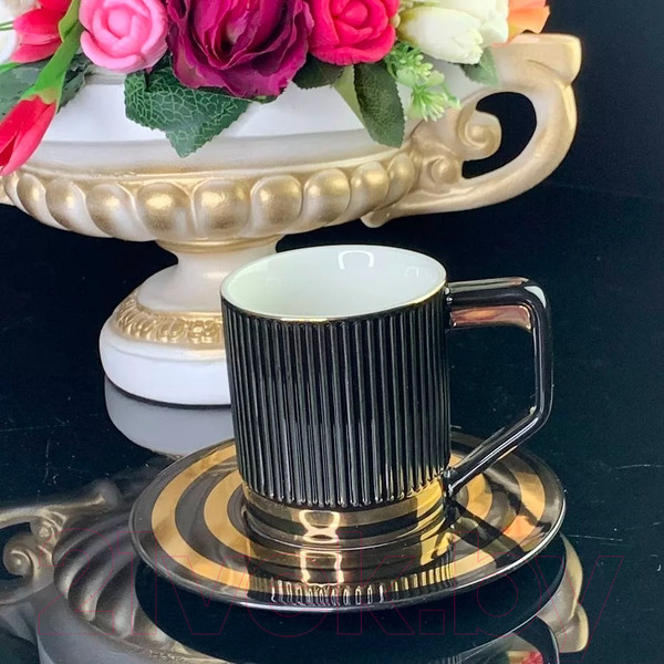 Изображение товара Набор для чая/кофе Lenardi 106-248 (черный глянец)